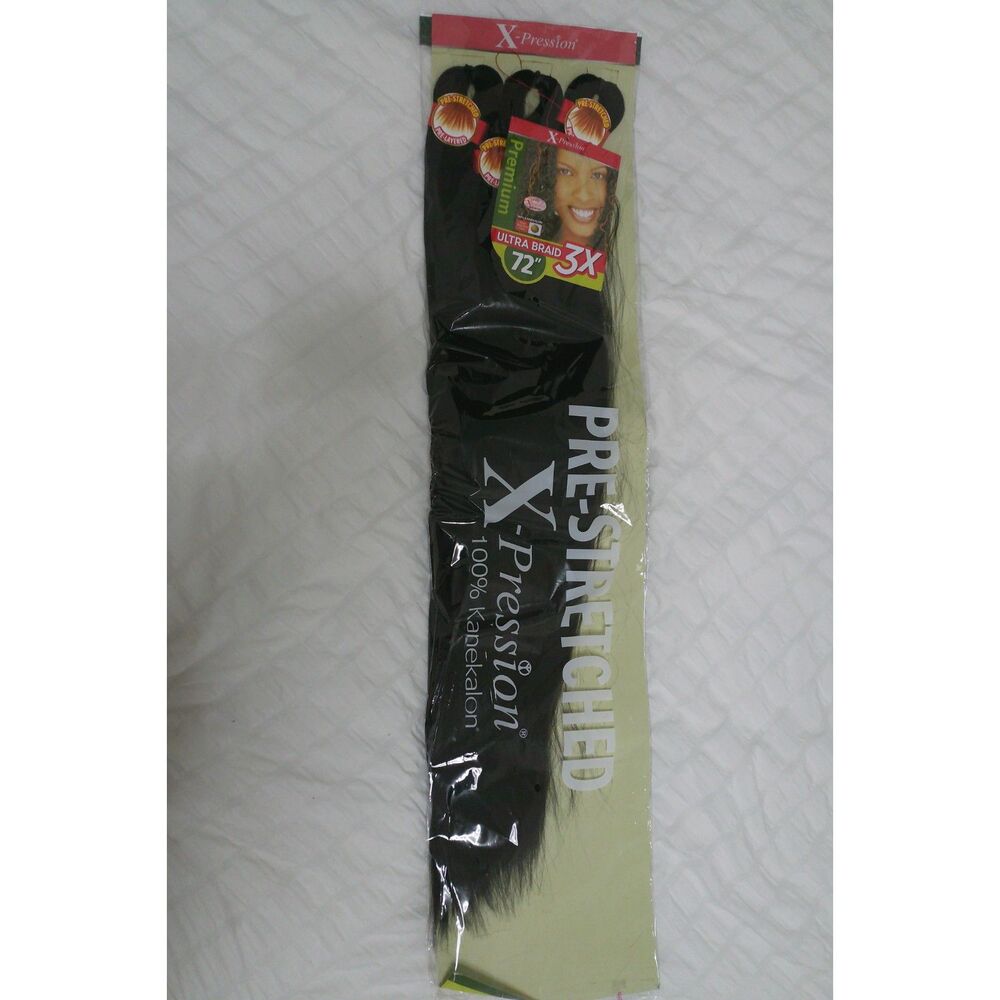 Outre X-Pression 3X 72" Pre-Stretched Braiding Hair #2 Dark Brown